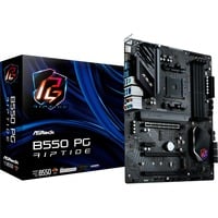 ASRock B550 PG RIPTIDE socket AM4 moederbord Donkergrijs, RAID, 2.5Gb-LAN, Sound, ATX