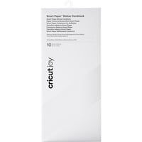 Cricut Joy Smart Paper Sticker Cardstock - White stickerpapier Wit, 13.9 x 33 cm