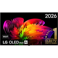 LG OLED evo AI W6 True Wireless (OLED83W69LA) 83" 4K Ultra HD tv Zwart, 4x HDMI, 2x USB, Bluetooth, LAN, WLAN, CI+, HDR10, Dolby Vision