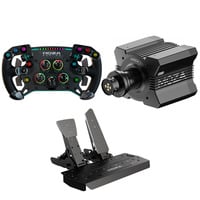 MOZA R12 V2 + GS V2P GT + SR-P bundel Zwart, Basis, stuur en pedalen