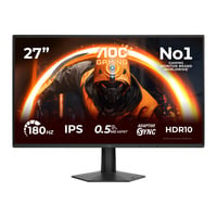 AOC 27G50F 27" gaming monitor Zwart, 1x DisplayPort, 1x HDMI, 180 Hz