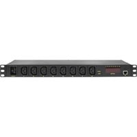 LogiLink IP-schakelbare 8-weg C13 PDU Zwart