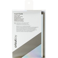 Cricut Joy Insert Cards - Grijs/zilver holografisch knutselmateriaal 