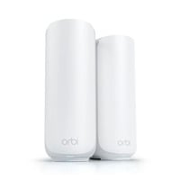 Netgear Orbi 370 WiFi Mesh Systeem, Dual-Band WiFi 7-Mesh Systeem, 2 stuks mesh router Wit, 1x Orbi WiFi 7-router (RBE371), 1x Orbi WiFi 7-satelliet (RBE370)