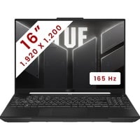 ASUS TUF Gaming F16 (FX607JV-N3108W) 16" gaming laptop Grijs | Core i7-13650HX | RTX 4060 | 16 GB | 512 GB SSD | 165 Hz