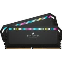 Corsair 64 GB DDR5-6600 Kit werkgeheugen Zwart, Dominator Platinum RGB, XMP 3.0