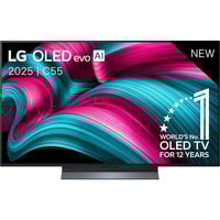 LG OLED evo AI C5 48" Ultra HD OLED-tv Zwart, 4x HDMI, 3x USB, Optisch, Bluetooth, LAN, WLAN, HDR10, Dolby Vision
