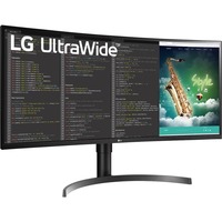 LG LG   35 L 35WN75CP-B 35" Curved UltraWide monitor Zwart/zilver