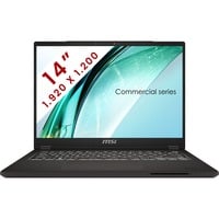 MSI Commercial 14 H (A13MG vPro-201BE) 14" laptop Donkergrijs | Core i5-13500H | Iris Xe Graphics | 16 GB | 1 TB SSD