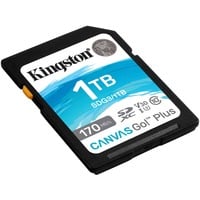 Kingston Canvas Go! Plus SDXC 1 TB geheugenkaart Zwart, UHS-I U3, Class 10, A2