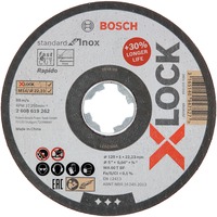 Bosch X-LOCK Standard for Inox doorslijpschijf 125 mm 125 x 1 mm, T41
