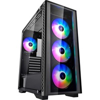 DeepCool MATREXX 50 ADD-RGB 4F midi tower behuizing Zwart | 3x USB-A | RGB | Window