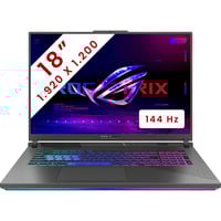ASUS ROG Strix G18 (G814PM-S8009W) 18" gaming laptop Grijs | Ryzen 9 8940HX | RTX 5060 | 16 GB | 1 TB SSD | 240 Hz
