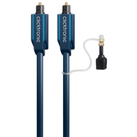 Clicktronic Optische Toslink kabel + 3,5 mm adapter 15 meter