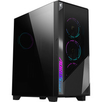 GIGABYTE AORUS C500 GLASS midi tower behuizing Zwart | 2x USB-A | 1x USB-C | RGB | Tempered Glass