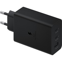 Samsung 65W Power Adapter Trio oplader Zwart, 2x USB-C, 1x USB-A