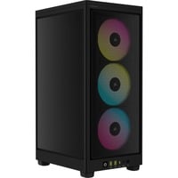 Corsair 2000D RGB Airflow mini tower behuizing Zwart | 3x USB-A | RGB