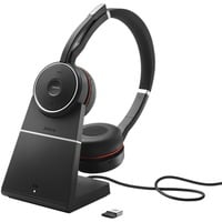 Jabra Evolve 75 UC SE on-ear headset Zwart, Stereo