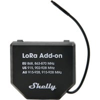 Shelly LoRa Add-on schakelaar Zwart