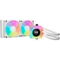 be quiet! Light Loop IO LCD 240 waterkoeling Wit, 4-pin PWM fan-connector