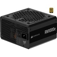 Corsair RM1000e (2025), 1000 Watt voeding  Zwart, 2x 12VHPWR, 2x PCIe, Kabel-Management