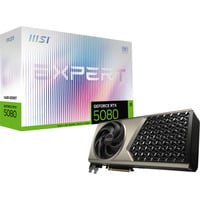 MSI GeForce RTX 5080 EXPERT OC grafische kaart DLSS 4, 3x DisplayPort, 1x HDMI 2.1