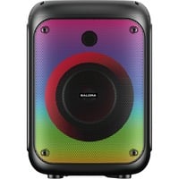 Salora PartySpeaker S1 luidspreker Zwart, Bluetooth, RGB led