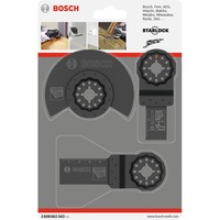 Bosch Basic houtset voor multitools, 3-delig zaagbladenset 