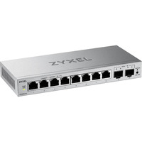 Zyxel 8-Port GbE + 2 GbE Uplink Web Managed switch Grijs