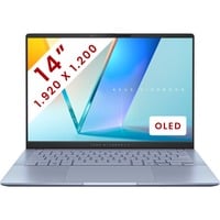 ASUS Vivobook S 14 (S5406SA-QD077W) 14" laptop Blauwgrijs | Core Ultra 7 258V | Arc Graphics | 32 GB | 1 TB SSD