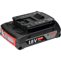 Bosch Accu GBA 18V 2,0Ah M-B oplaadbare batterij Zwart/rood
