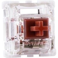 Sharkoon Gateron Pro 3.0 Brown keyboard switches Bruin/transparant, 35 stuks