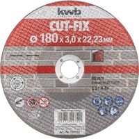 KWB Cut-Fix Doorslijpschijven, Steenbewerking 180mm doorslijpschijf 