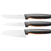 Fiskars Functional Form Favoriete messenset 3-delig Zwart/roestvrij staal, Japans roestvrij staal | handvat met SoftGrip