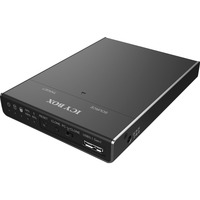 ICY BOX IB-2812CL-U3 externe behuizing Zwart, B-Key