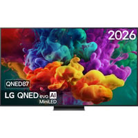 LG QNED87 evo AI (75QNED87B6A) 75" 4K Ultra HD tv Zwart, 4x HDMI, 2x USB, Optisch, Bluetooth, LAN, WLAN, CI+, HDR10, Dolby Vision