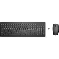 HP 230 draadloze muis- en toetsenbordcombo desktopset Zwart, BE lay-out (AZERTY), 100%, 1600 dpi