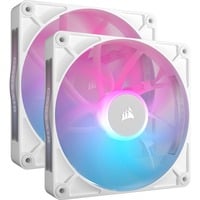 Corsair iCUE LINK RX140 RGB Starterskit case fans Wit, 2 stuks, 140 x 140 x 25 mm, PWM