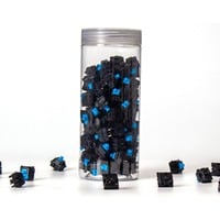 Keychron Gateron KS-3X Full Black Blue keyboard switches Blauw/zwart, 110 stuks