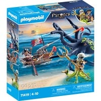 PLAYMOBIL Pirates - Gevecht tegen de reuzenoctopus Constructiespeelgoed 71419