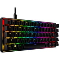 HyperX Alloy Origins 60, gaming toetsenbord Zwart, US lay-out, HyperX Red, RGB leds, Double shot PBT-keycaps