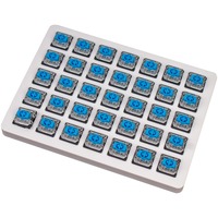 Keychron Gateron Low Profile MX Switch Set - Blue, 35 Switches keyboard switches Blauw/transparant