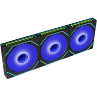 Lian Li UNI FAN SL-INF FLEX 120 Wireless RGB case fans Zwart, 3 stuks, 120 x 124 x 28 mm, PWM, Incl. controller