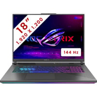 ASUS ROG Strix G18 (G814PM-S8051W) 18"  gaming laptop Grijs | Ryzen 9 8940HX | RTX 5060 | 16 GB | 1 TB SSD | 144 Hz
