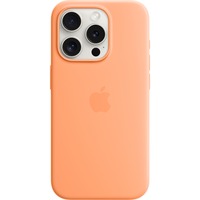 Apple Siliconenhoesje met MagSafe voor iPhone 15 Pro telefoonhoesje Lichtoranje