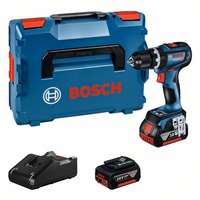 Bosch BOSCH GSB 18V-90 C 2x 4,0Ah        LBOXX klopboorschroevendraaier Blauw/zwart
