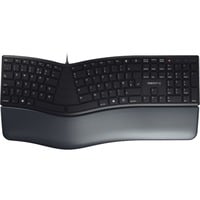 CHERRY KC 4500 ERGO toetsenbord Zwart, BE lay-out (AZERTY), 100%