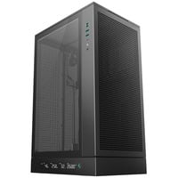 DeepCool CH270 DIGITAL mini tower behuizing Zwart | 2x USB-A | 1x USB-C | Tempered Glass