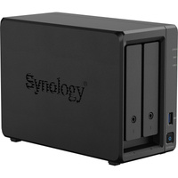 Synology DiskStation DS725neo+ nas Zwart, 2x LAN, USB-A 3.2 (5 Gbit/s)