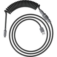 HyperX Coiled Cable, USB-C spiraalkabel Grijs, 1,2 m